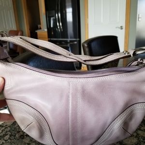 Coach half moon shape purse